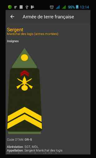 Grades militaires de la France 4