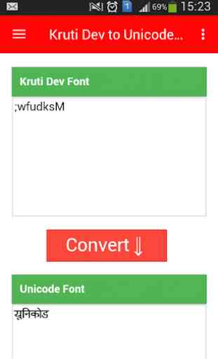 Kruti Dev to Unicode Convertor 4