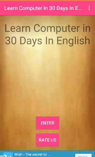 Learn Computer in 30 Days In English 1