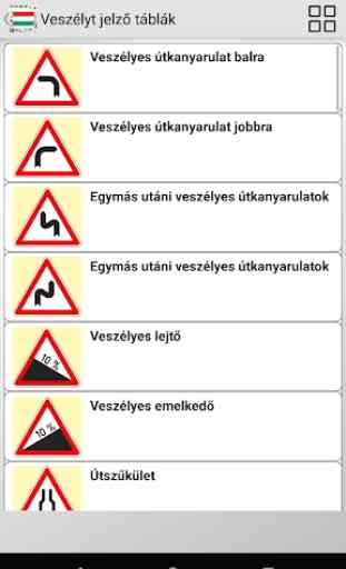 Magyarország közlekedési jelzőtáblát tesztel 2