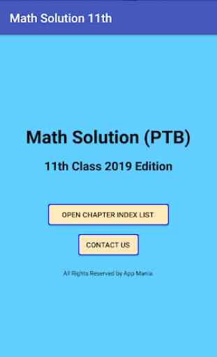 Math Key Book 11 - Maths solution for any Question 1