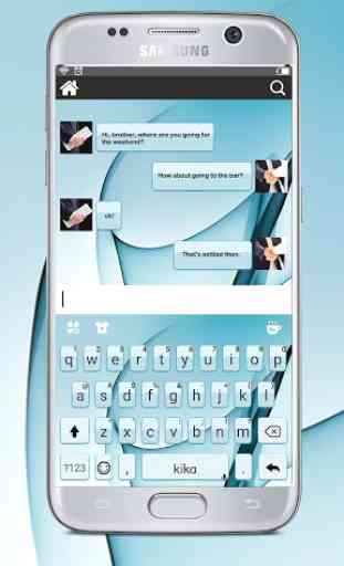 Nouveau thème de clavier Galaxy S7 Edge 1