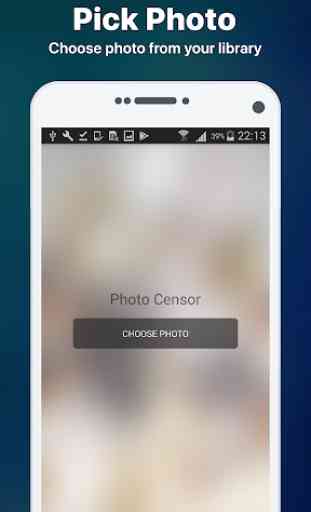 Photo Censor - Pixelate, Blur & Black Bar on Image 1