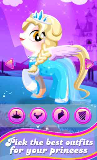 Pony Princess Beauty Dress Up Rainbow Makeup Club 1