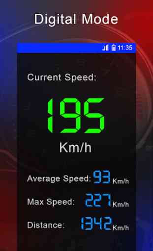 Speedo HUD: GPS compteur de vitesse gratuit 3