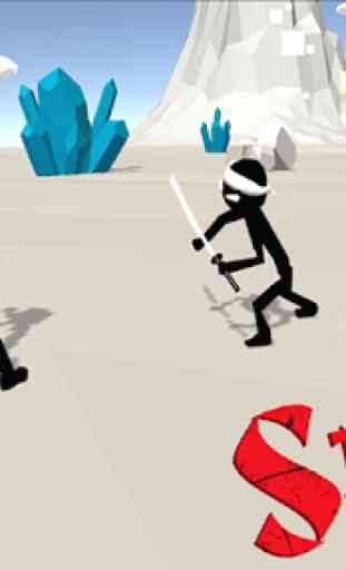 Stickman Ninja Warrior: combat d'épée 3