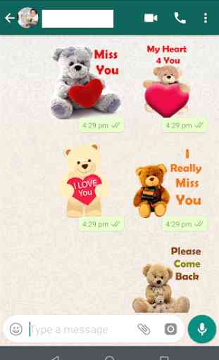 Teddy Bear Stickers for Whatsapp (WAStickerApps) 1
