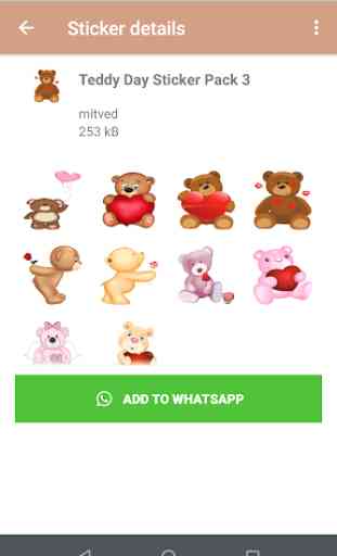 Teddy Bear Stickers for Whatsapp (WAStickerApps) 3
