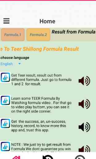 Teer shillong formula result 1