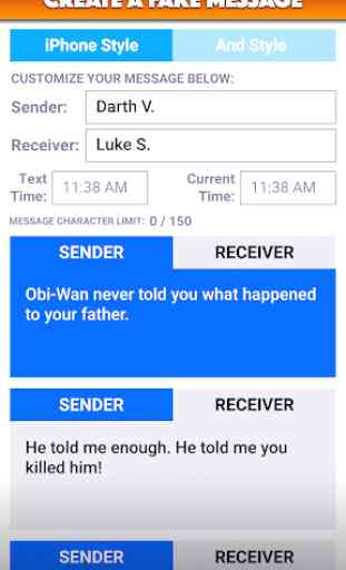 TextMeme – Fake Text Message Maker 2