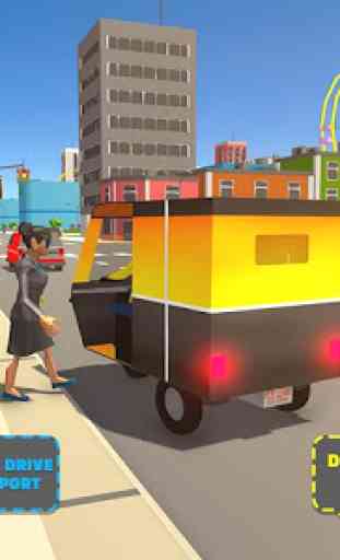 Tuk Tuk Rikshaw Virtual City Simulator Game 2