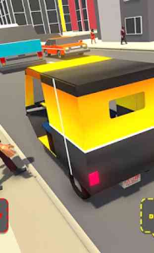 Tuk Tuk Rikshaw Virtual City Simulator Game 3