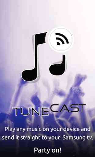 TuneCast DLNA Music Samsung TV 1