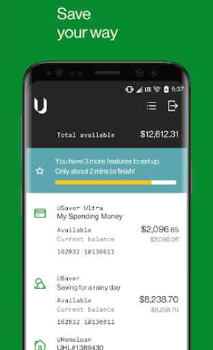 UBank Mobile Banking 1