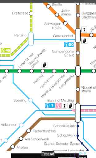 Vienna Metro Map 3