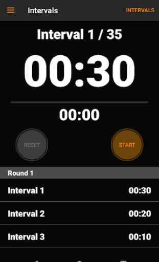 Workout timer - interval tabata training HIIT&WOD 2