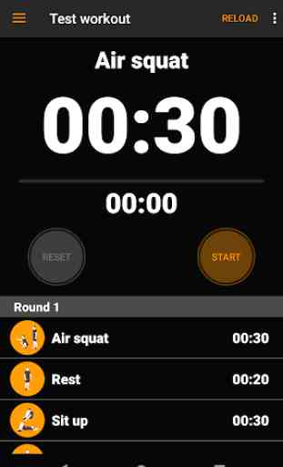 Workout timer - interval tabata training HIIT&WOD 4