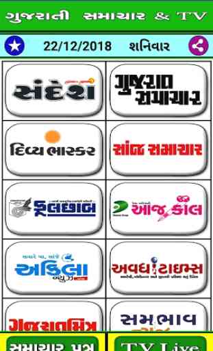All Gujarati Newspapers & TV 1