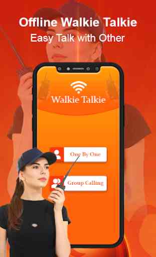 Appel en ligne sans Internet Talkie Walkie PTT 1