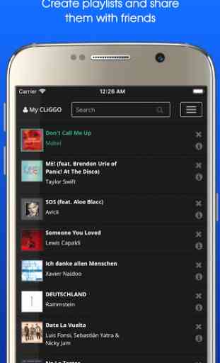 CLiGGO MUSIC - Streaming radio et musique gratuit 3