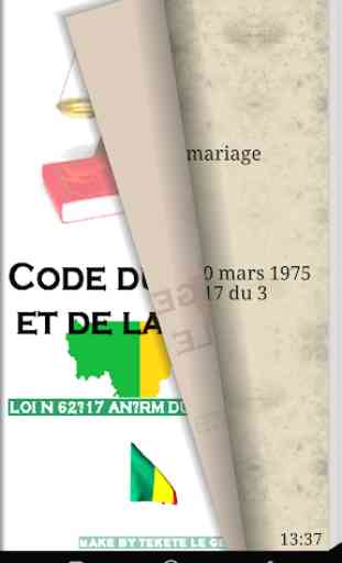 Code du mariage et de la tutelle 2