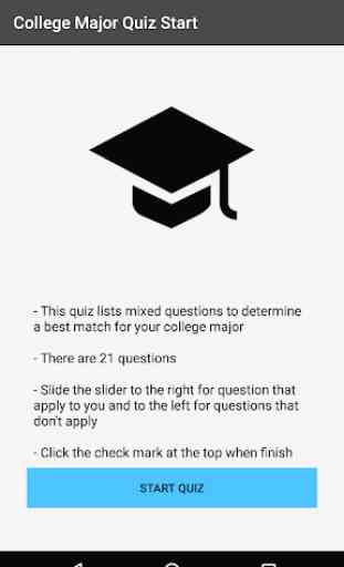 College Major Quiz 1