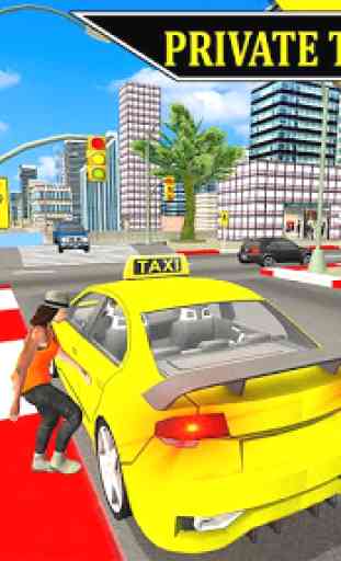 Conducteur de voiture de taxi en ligne: conduite 4