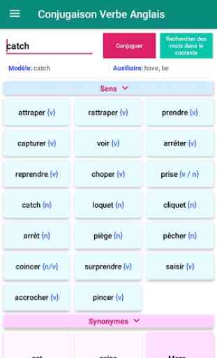 Conjugaison Verbe Anglais -Conjugateur- Traduction 1