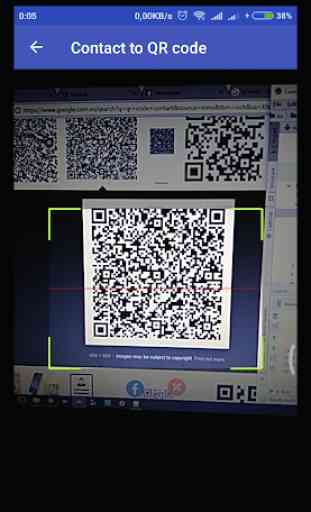 Contact to QR code 2