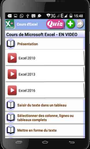 Cours Excel 2
