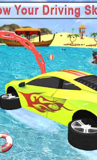course flottante voiture surfeur de l'eau 2017 1