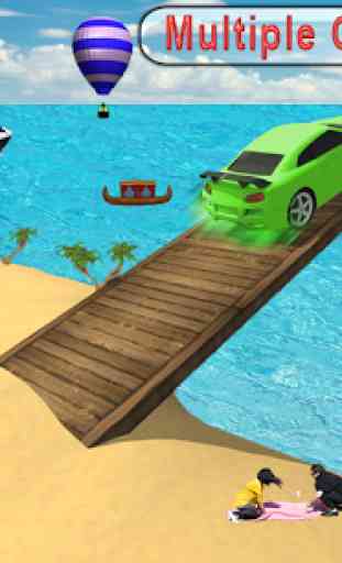 course flottante voiture surfeur de l'eau 2017 3