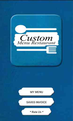 Custom Restaurant Menu 1