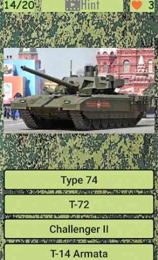 Devinez Tank - Quiz 2