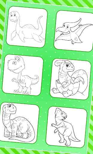 dinosaures à colorier 3