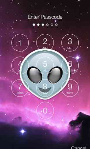 Emoji Unicornio Heart PIN Lock 2