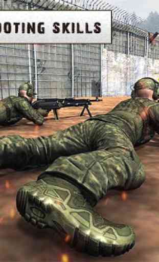 entraînement militaire 3D: parcours d'obstacles 2