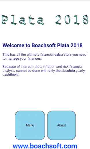 Financial Calculator: Boachsoft Plata (TVM, NPV) 2