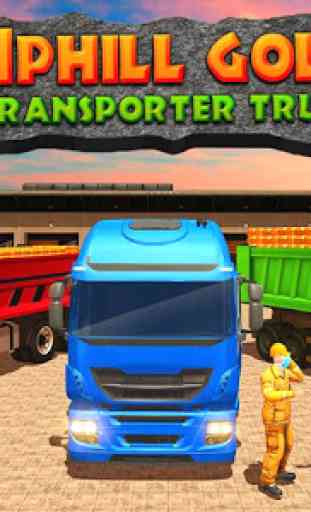 Gold Transporter Truck Driver: Jeux de conduite 2