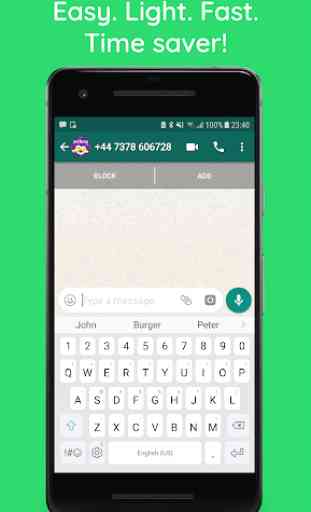 Instantané - Cliquez pour discuter dans WhatsApp 3