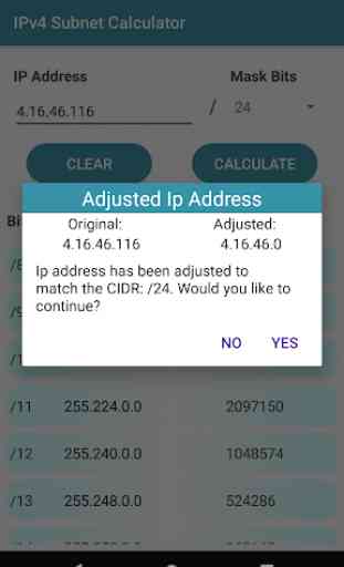 IPv4 Subnet Splitter Calculator 2