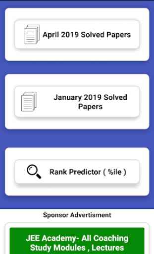 JEE Mains 2019 - Solved Papers And Rank Predictor 1
