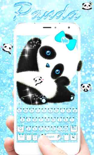 Mignon panda clavier Thème 1