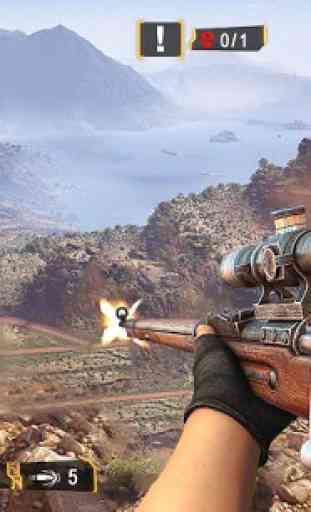 Mountain Sniper : Killer Gun FPS Shooting Game 3D 4