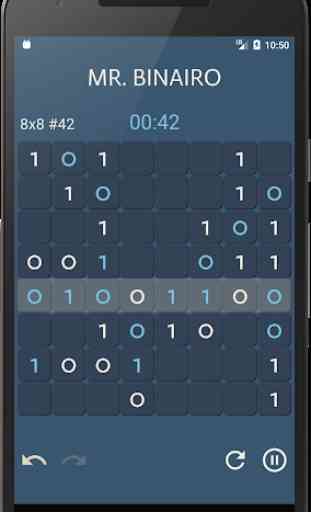 Mr. Binairo - Puzzle de sudoku binaire 2