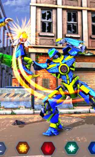 Ninja robot combats jeux - robot anneaux de combat 2