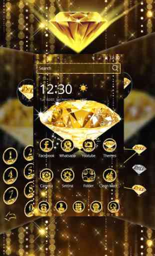Or diamant theme wallpaper Gold Diamond 1
