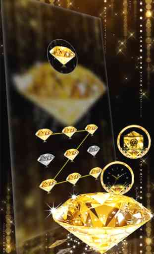 Or diamant theme wallpaper Gold Diamond 4