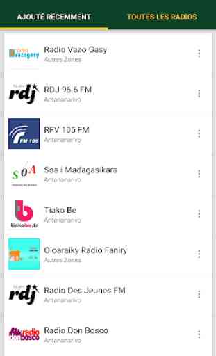 Stations de Radio Madagascar 1