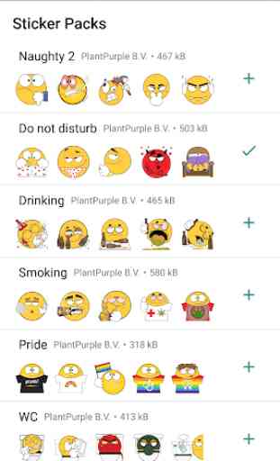 Stickers Emojidom pour adultes (WAStickerApps) 1